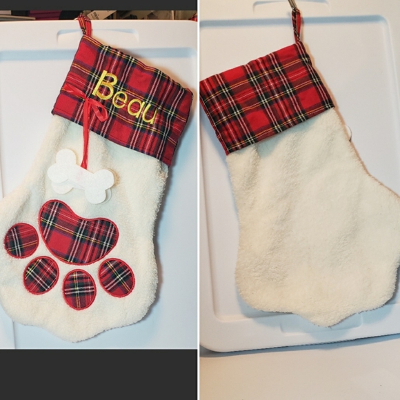 Personalized Pet Xmas Stocking - BEAU - Picture 1 of 3